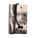 Cam lift hinge, electrified, polished