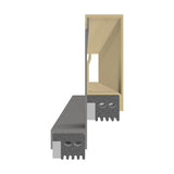 NC12 Seal for STC 55 Acoustical Door