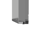 Radio Frequency/Acoustical Hybrid Door Bottom for 3" Openings